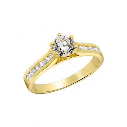 Δαχτυλίδι Χρυσό 14K (RI408 - RY149)